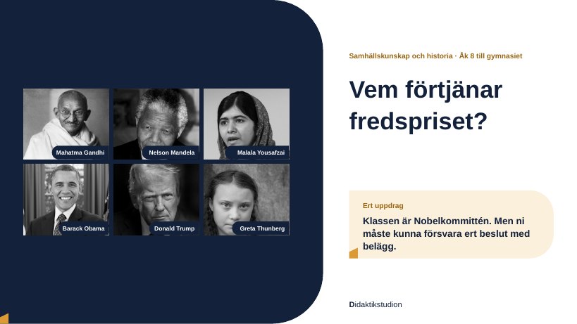 Presentationens första bild