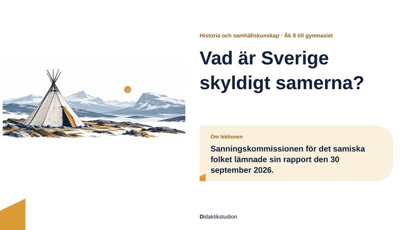 Presentationens första bild