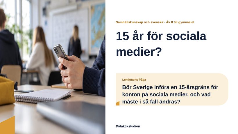 Presentationens första bild
